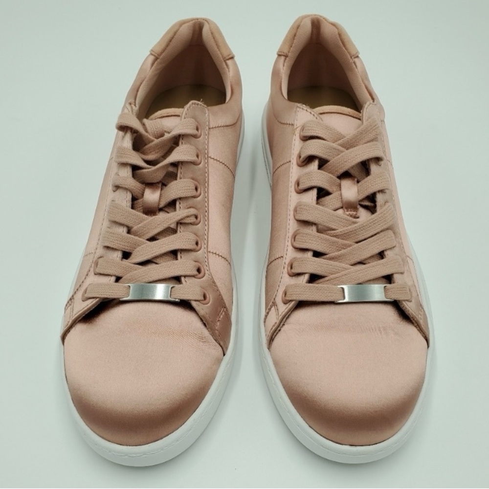 Satin Sneakers Rose Gold